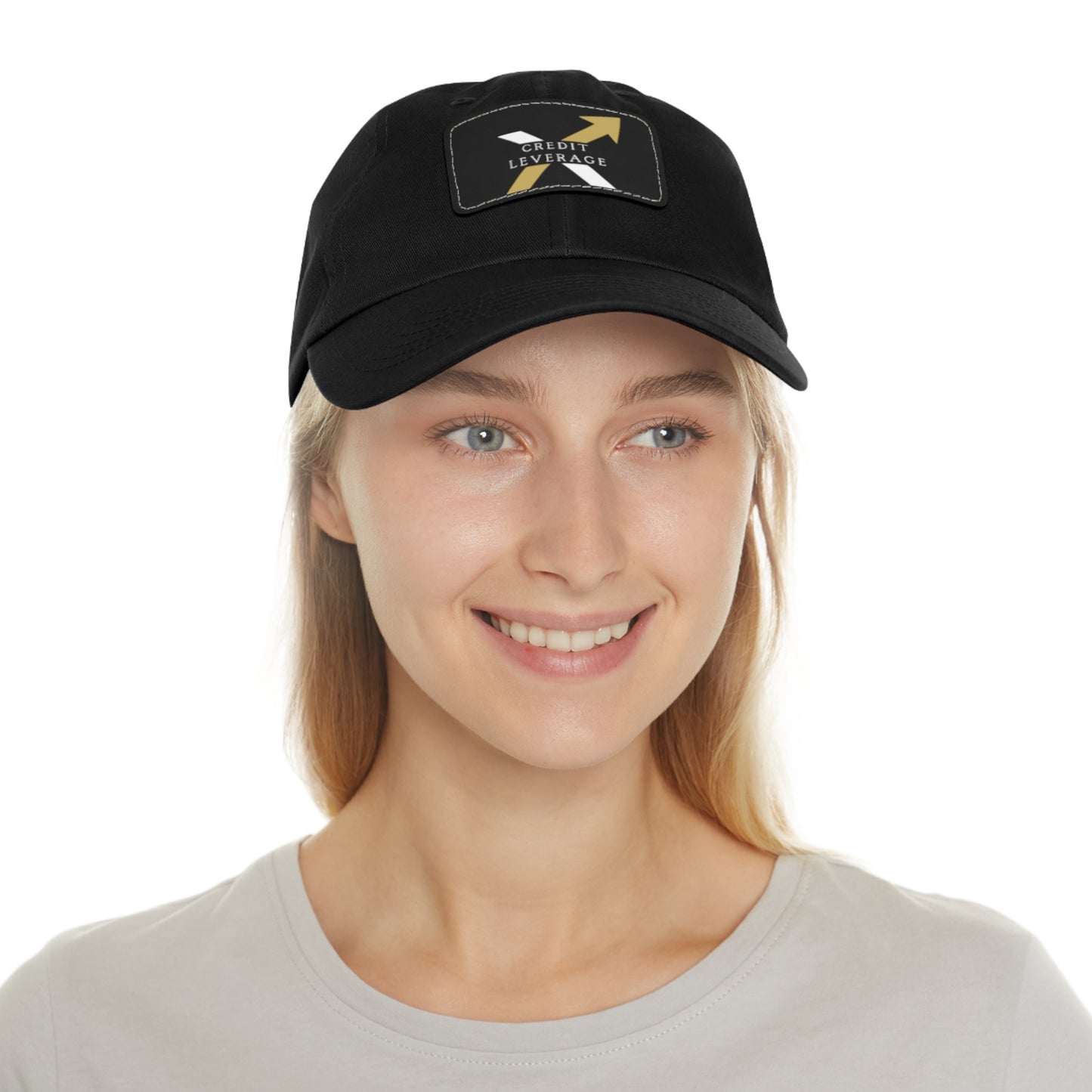 Classic Dad Hat with Leather Patch