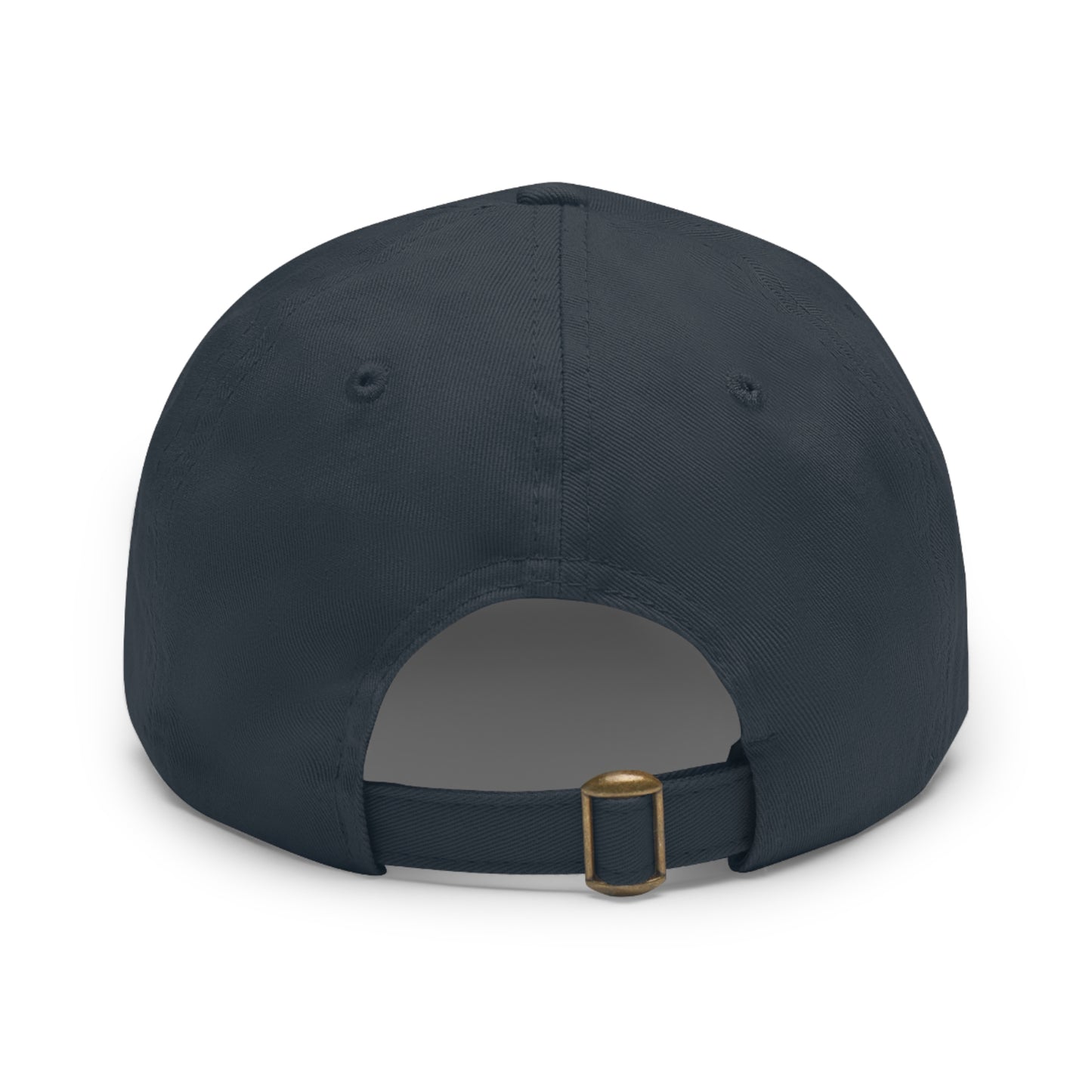 Classic Dad Hat with Leather Patch