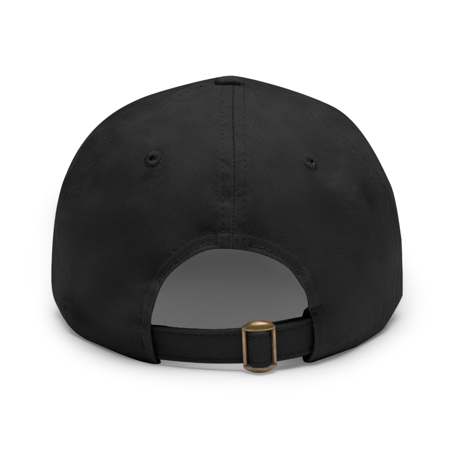Classic Dad Hat with Leather Patch