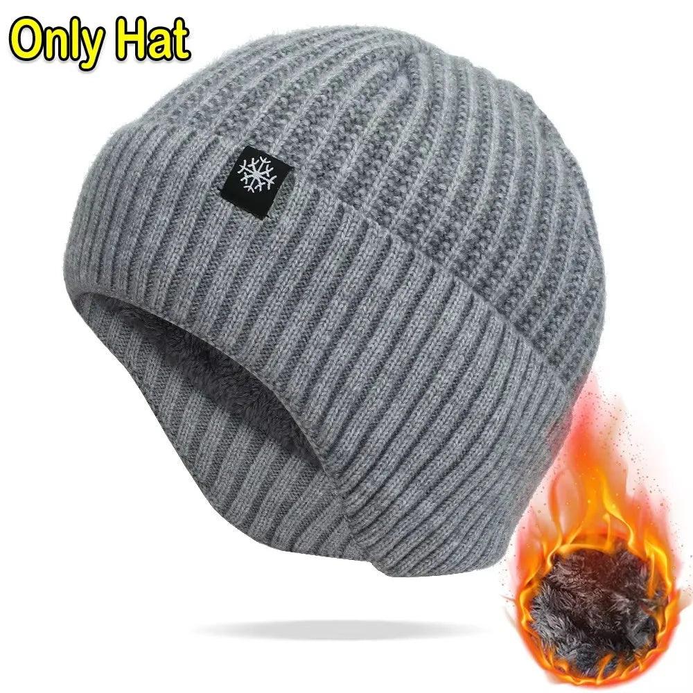 Outdoor Men Winter Knitted Beanies Hat