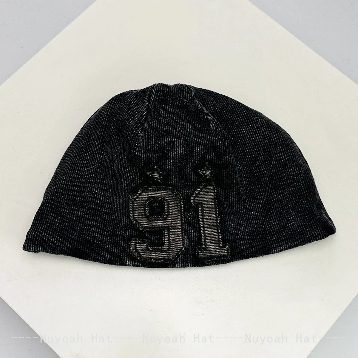American Style Patch number Knitted Hats