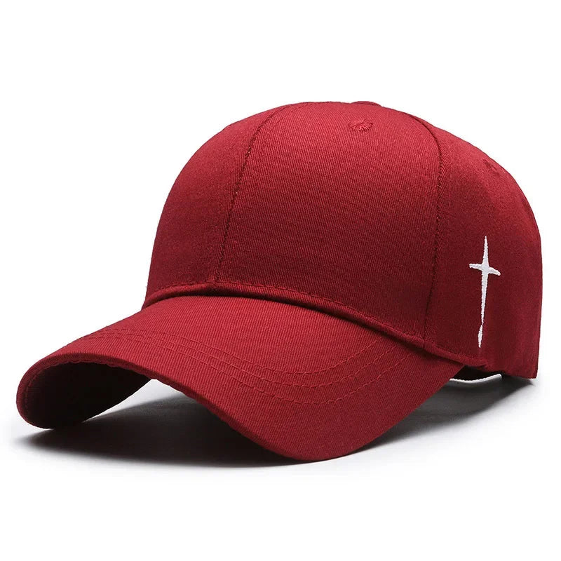 Men's Adjustable Water Drop Embroidery Baseball Cap