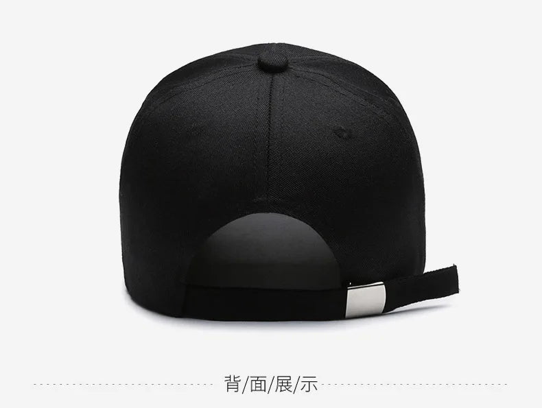 Men's Adjustable Water Drop Embroidery Baseball Cap