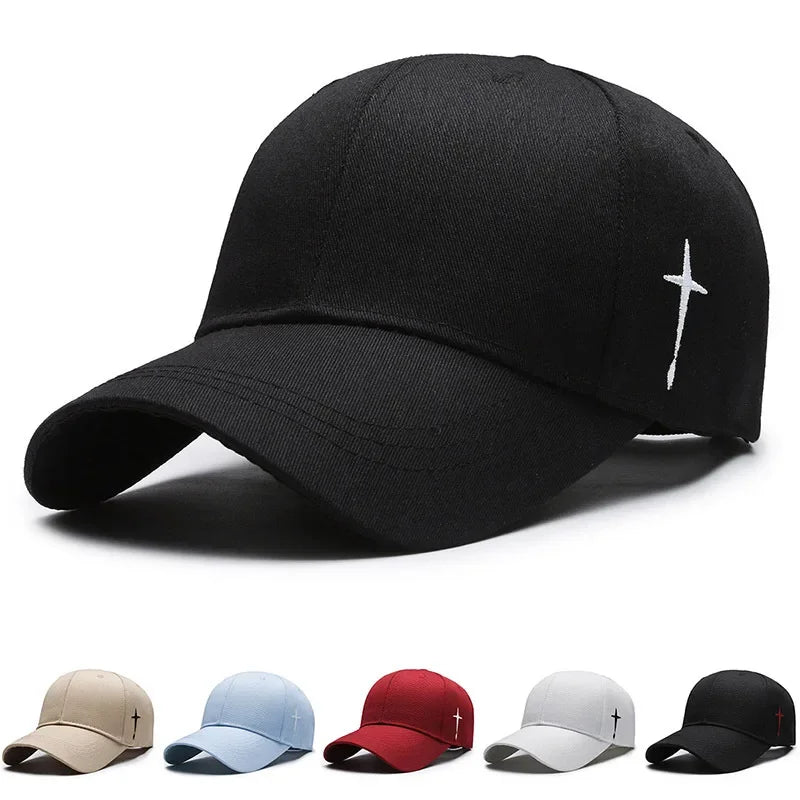 Men's Adjustable Water Drop Embroidery Baseball Cap
