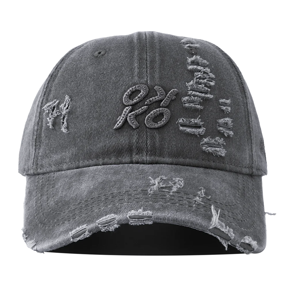 Retro Washed Cotton Baseball Letter Embroidery Unisex Cap