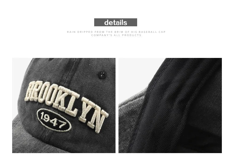 Brooklyn Snapback Hip-Hop Baseball Cap