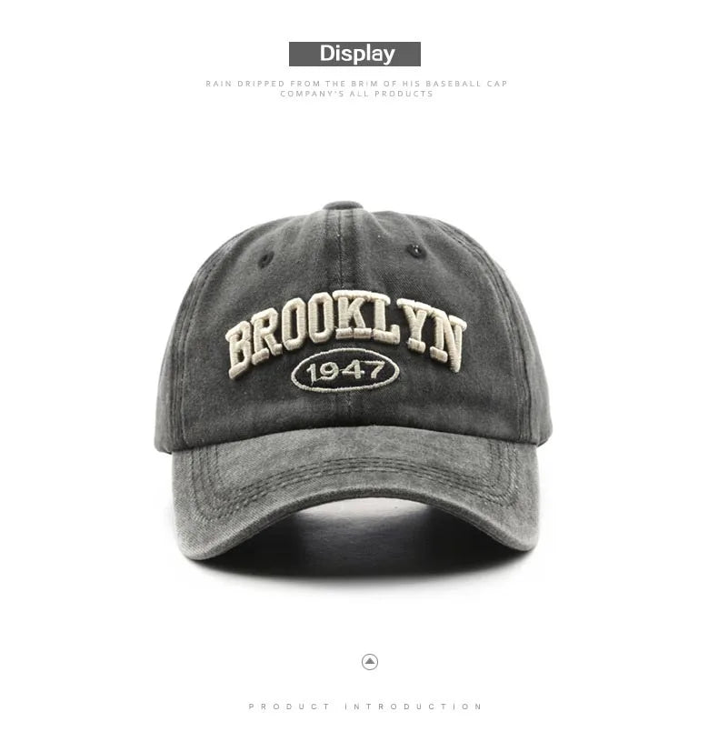 Brooklyn Snapback Hip-Hop Baseball Cap