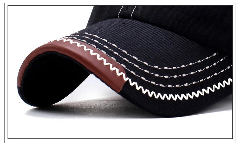 Eagle Embroidery Four-Season Shade Baseball Cap