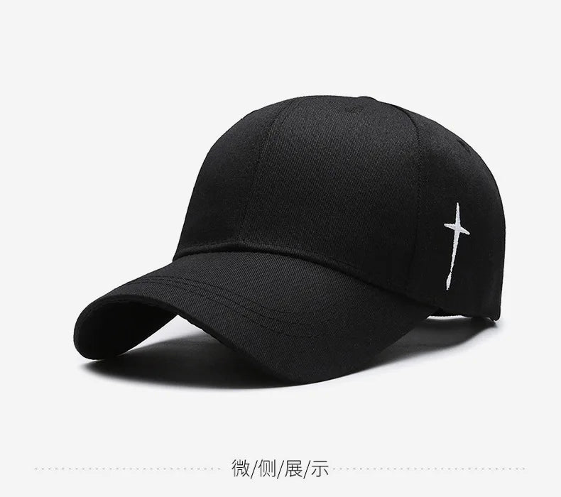 Men's Adjustable Water Drop Embroidery Baseball Cap