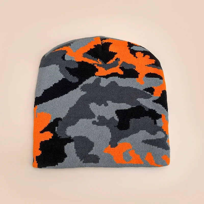 European Camouflage Knitted Beanies Hats
