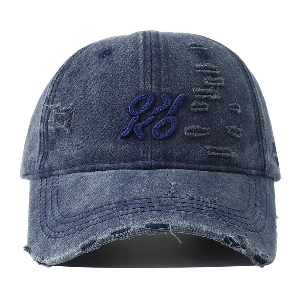 Retro Washed Cotton Baseball Letter Embroidery Unisex Cap