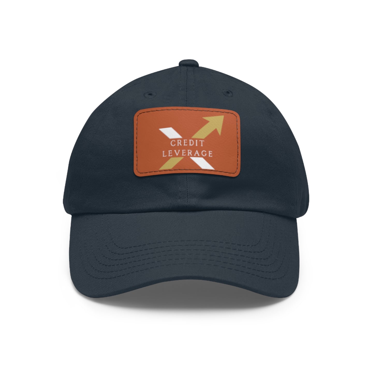 Credit Leverage Dad Hat with Leather Patch