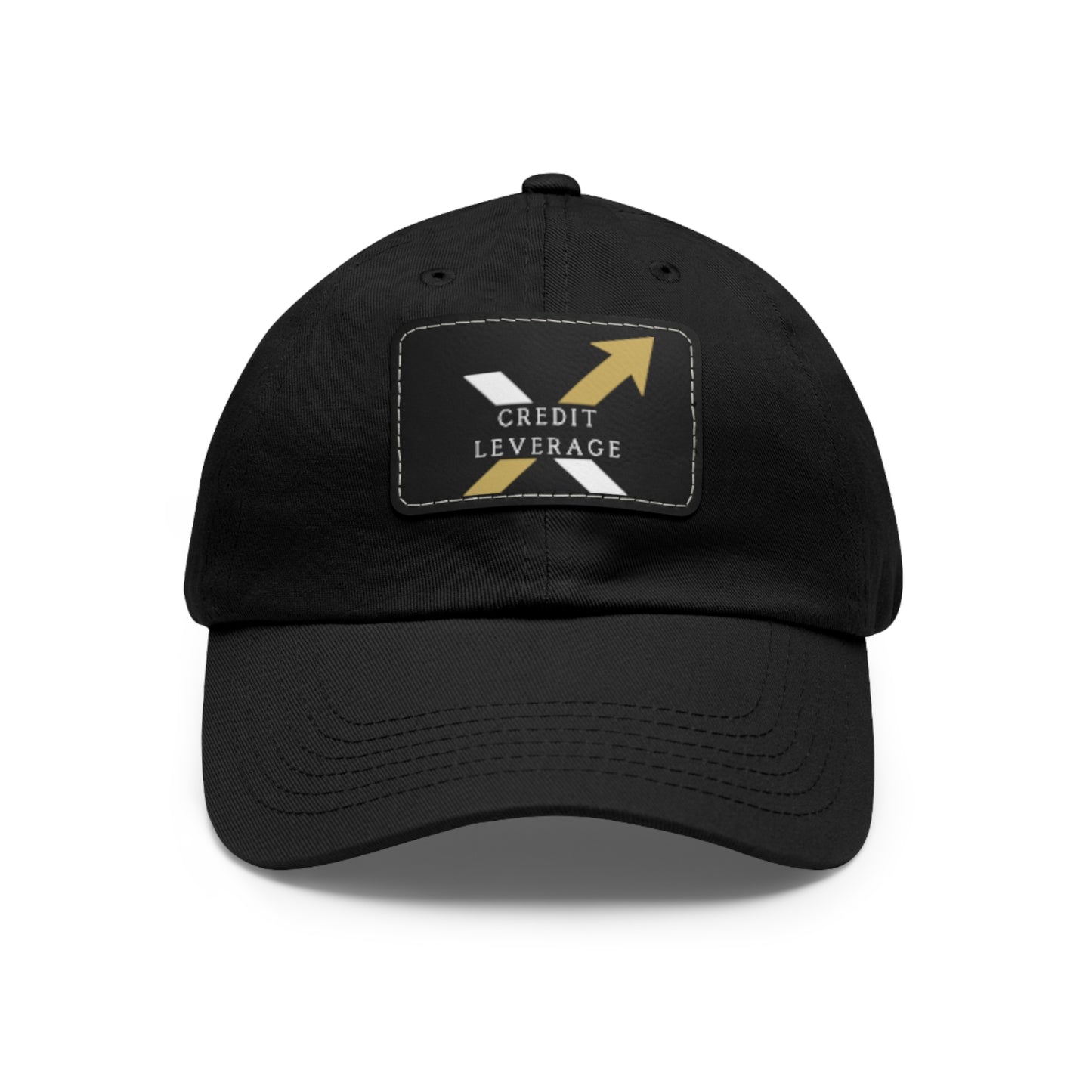 Credit Leverage Dad Hat with Leather Patch