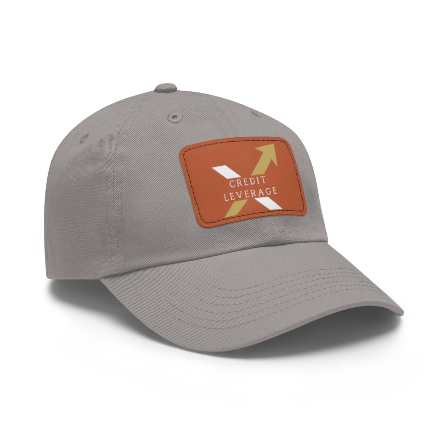 Credit Leverage Dad Hat with Leather Patch