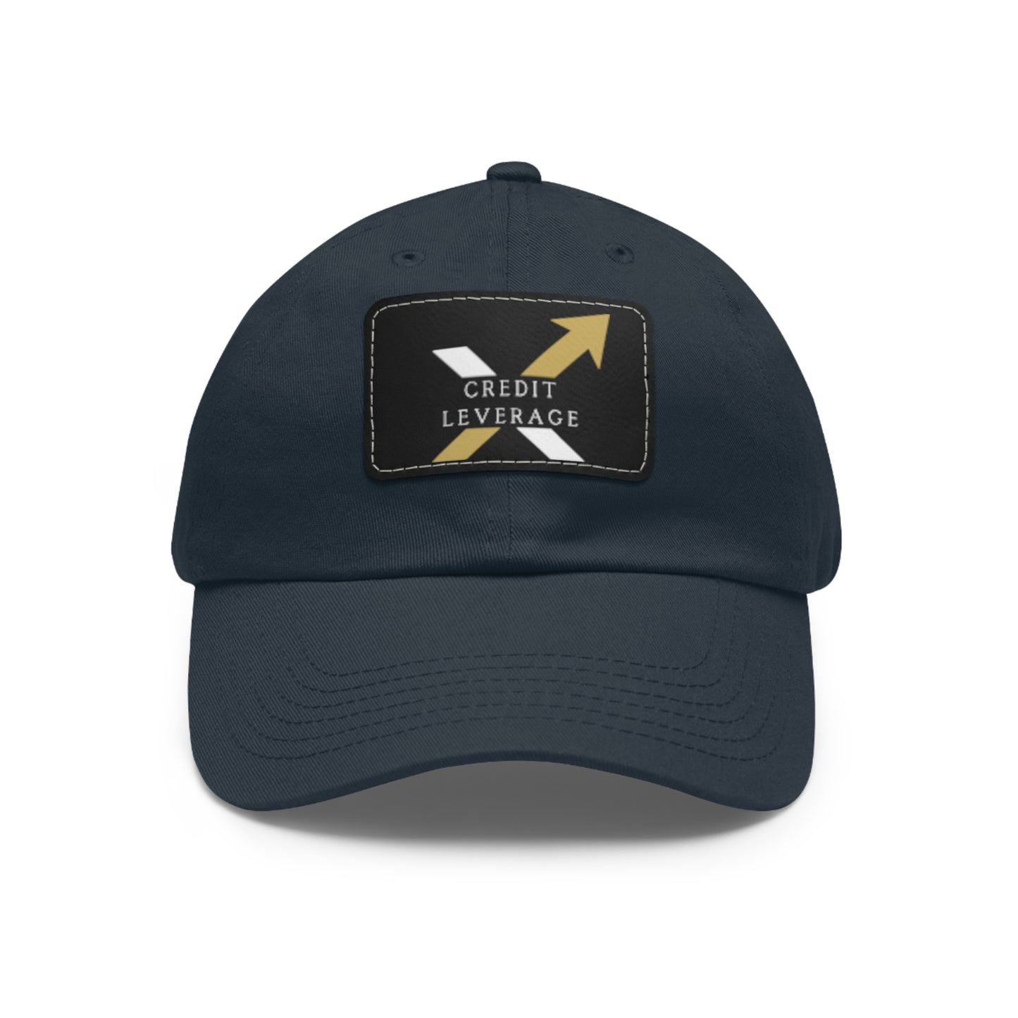 Credit Leverage Dad Hat with Leather Patch