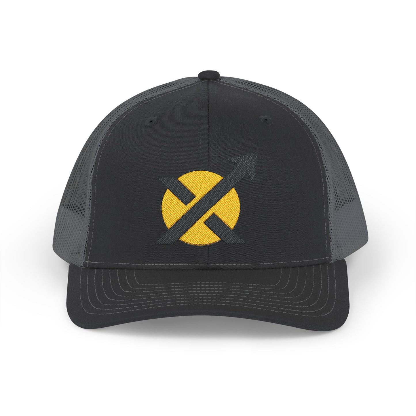 Bold Arrow Graphic Snapback Trucker Cap - Adjustable, Stylish for Adventurers