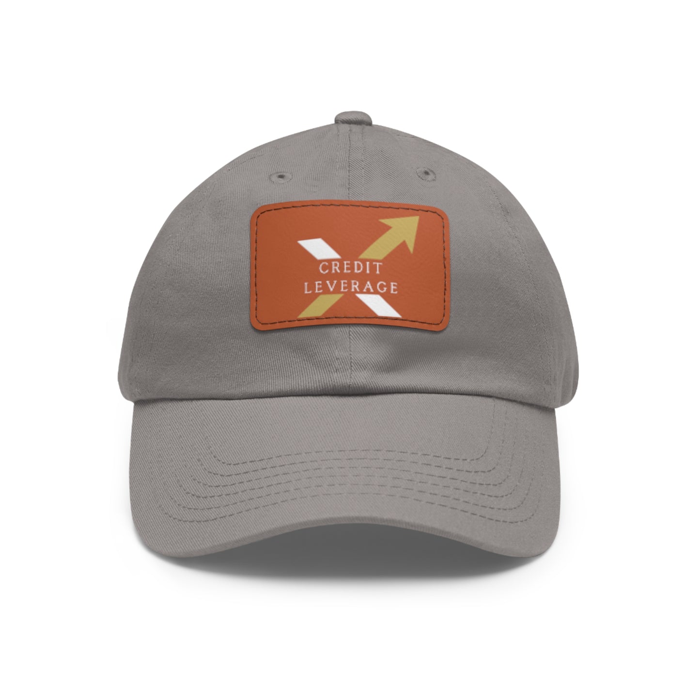 Credit Leverage Dad Hat with Leather Patch