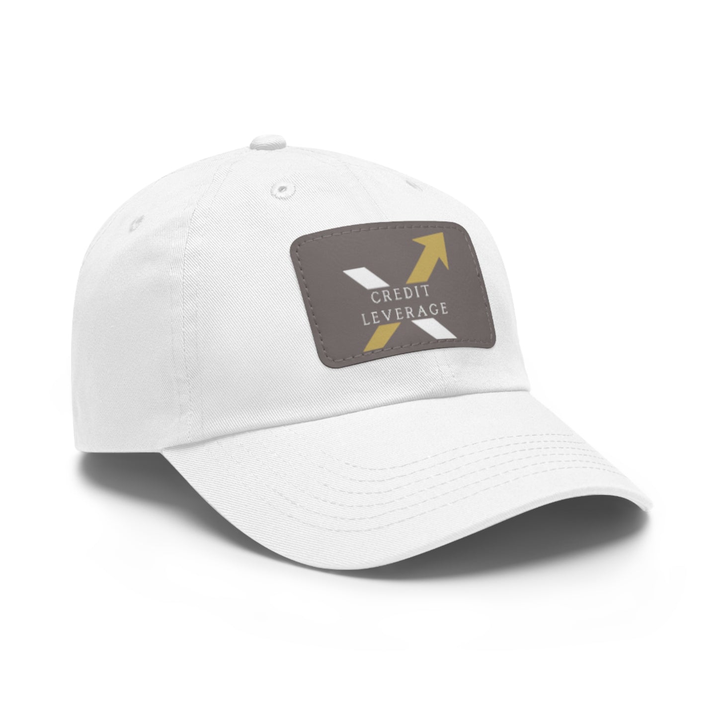 Credit Leverage Dad Hat with Leather Patch