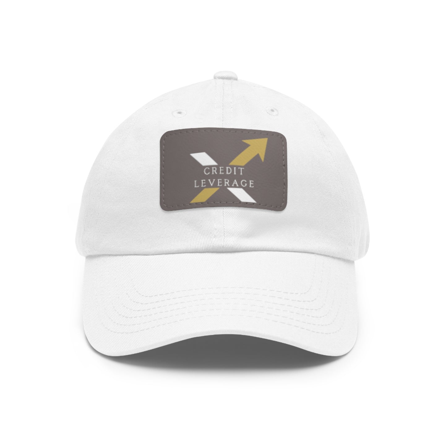 Credit Leverage Dad Hat with Leather Patch