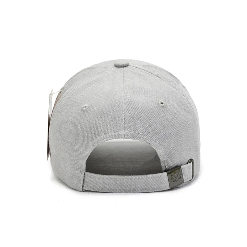 Embroidered Cotton Snapback Cap