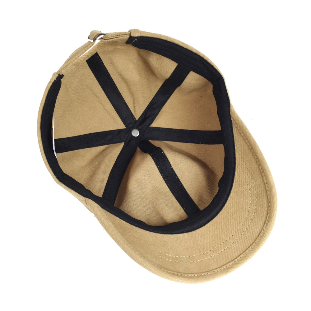 Vintage Short Brim Trucker Style Low Profile Baseball Cap