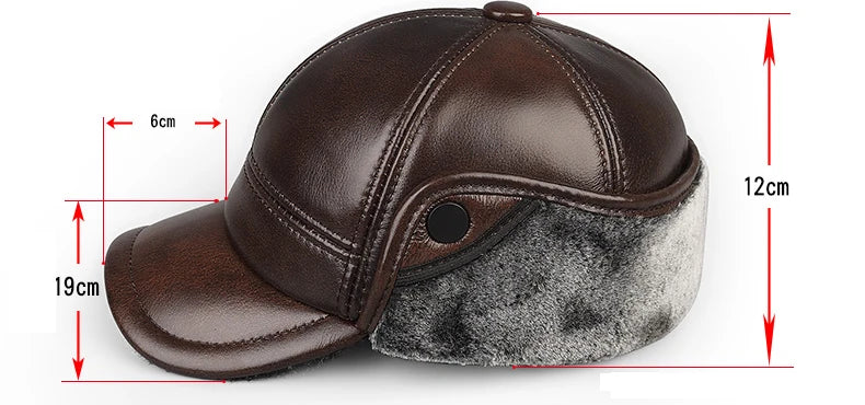 High Quality Genuine Leather Cowhide Hats