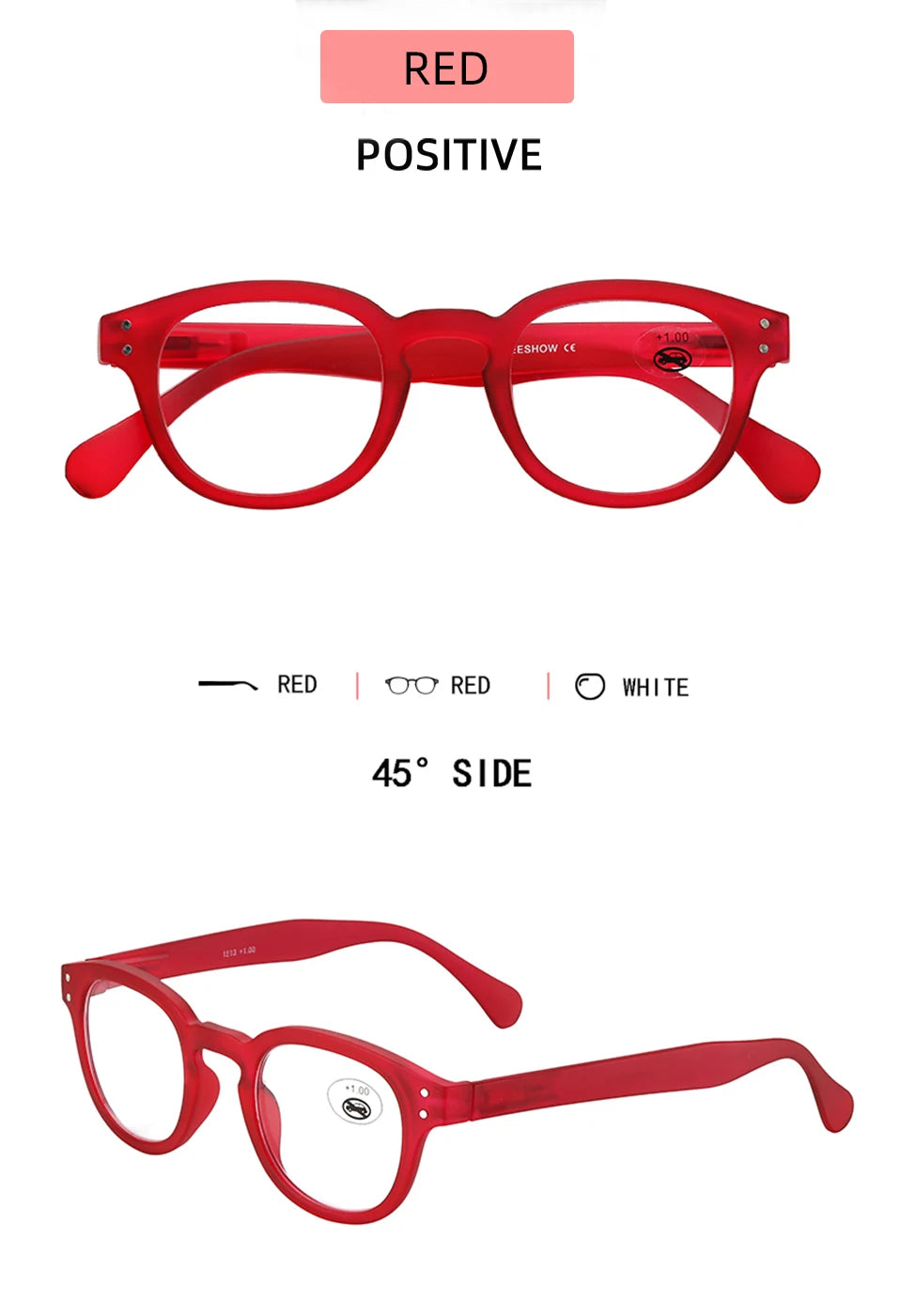 Retro Meeshow New Honey Peach Reading Glasses