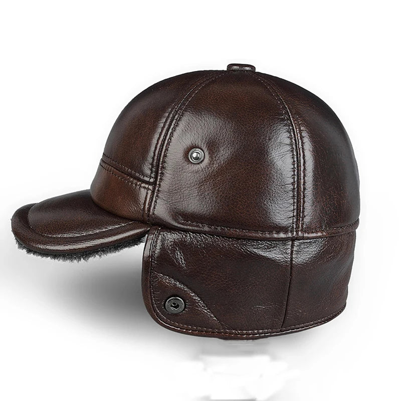 High Quality Genuine Leather Cowhide Hats
