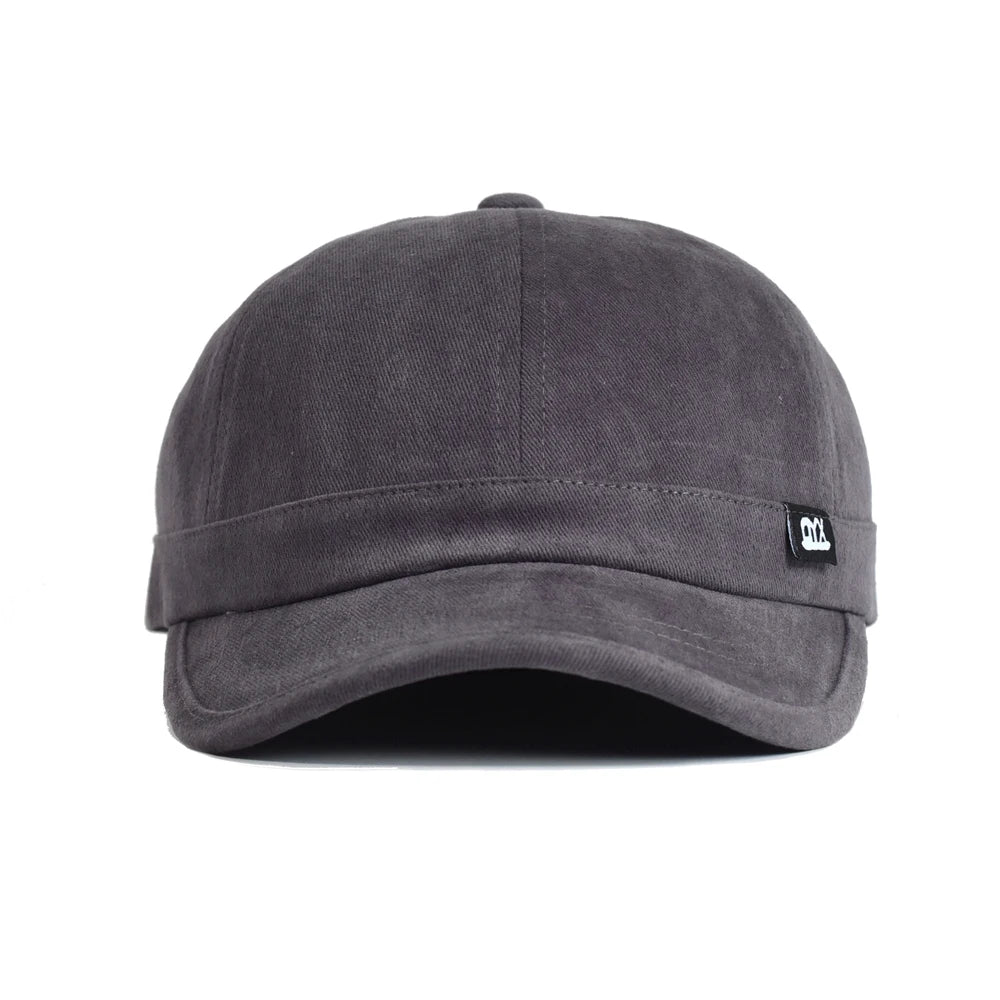 Vintage Short Brim Trucker Style Low Profile Baseball Cap