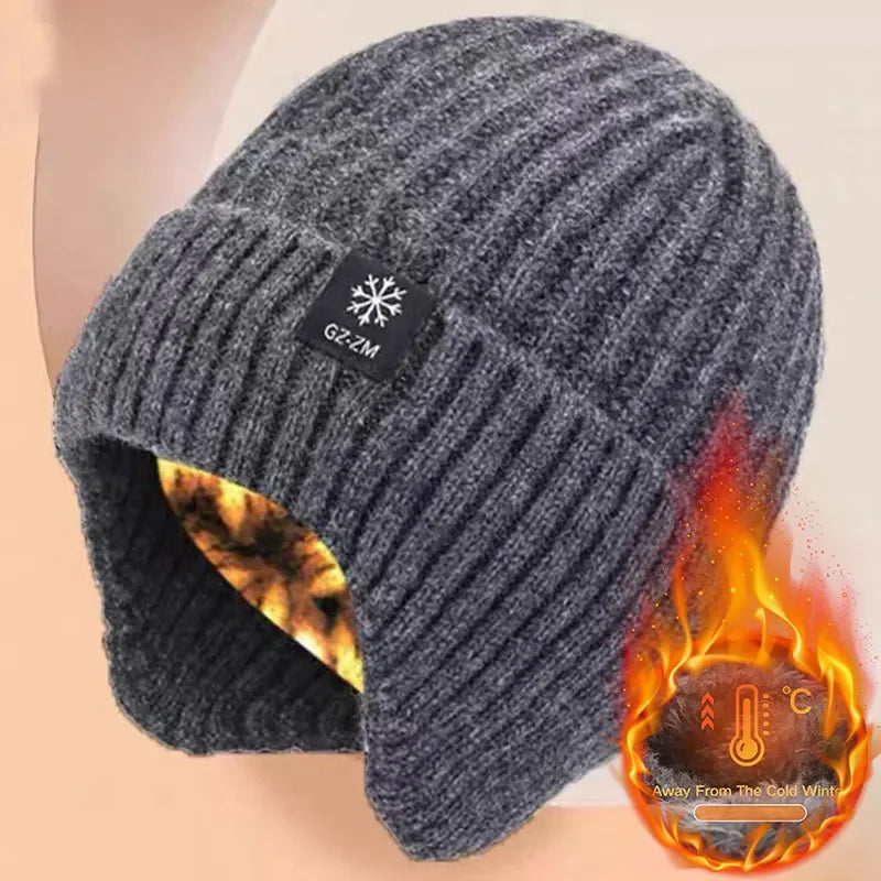 Outdoor Men Winter Knitted Beanies Hat