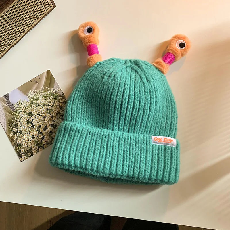 Cute Cartoon Quirky Light-emitting Tentacle Knitted Hat