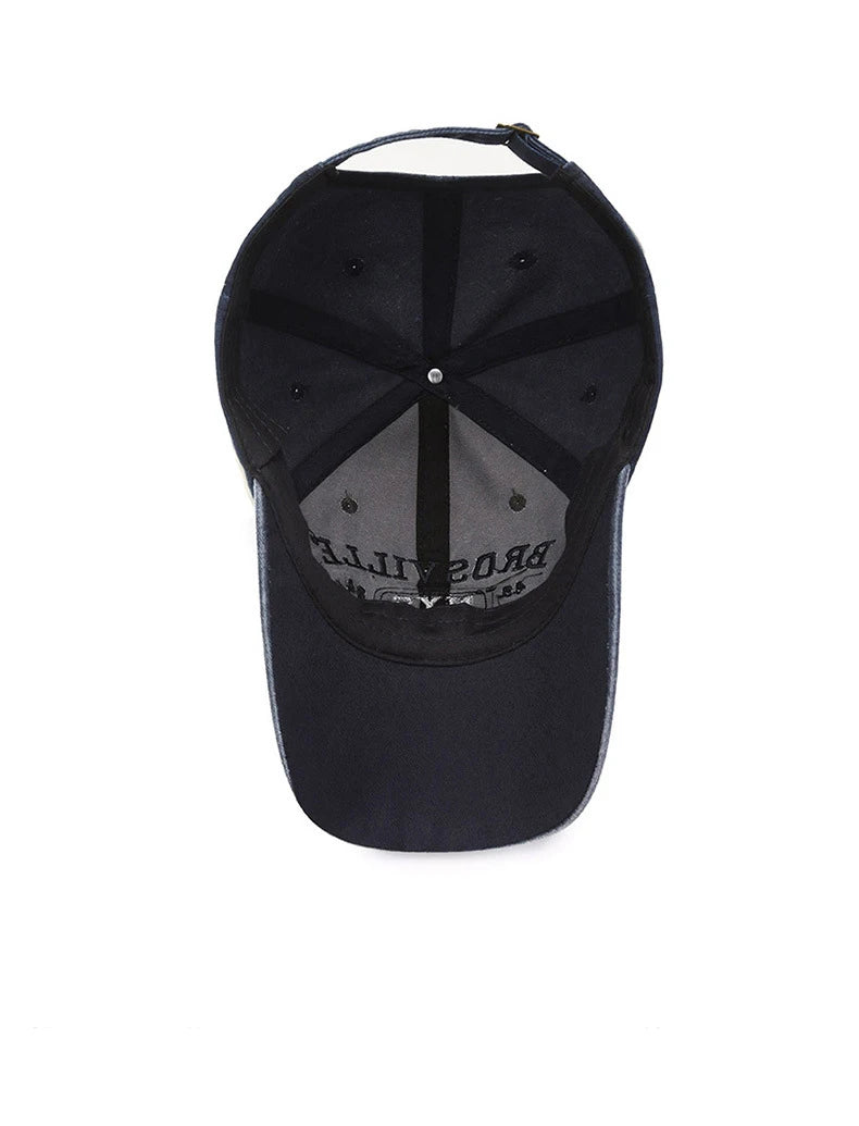 Four Seasons Men's Baseball Cap Casual Wash Embroidered