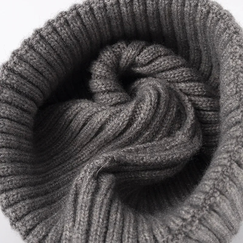 Warm Knit Beanie Hat for Men and Women