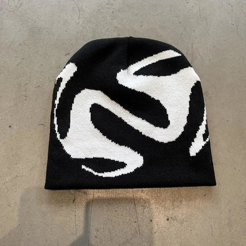 Women Hat Knitting Beanies unisexY2k Streetwear Winter Fashion Caps