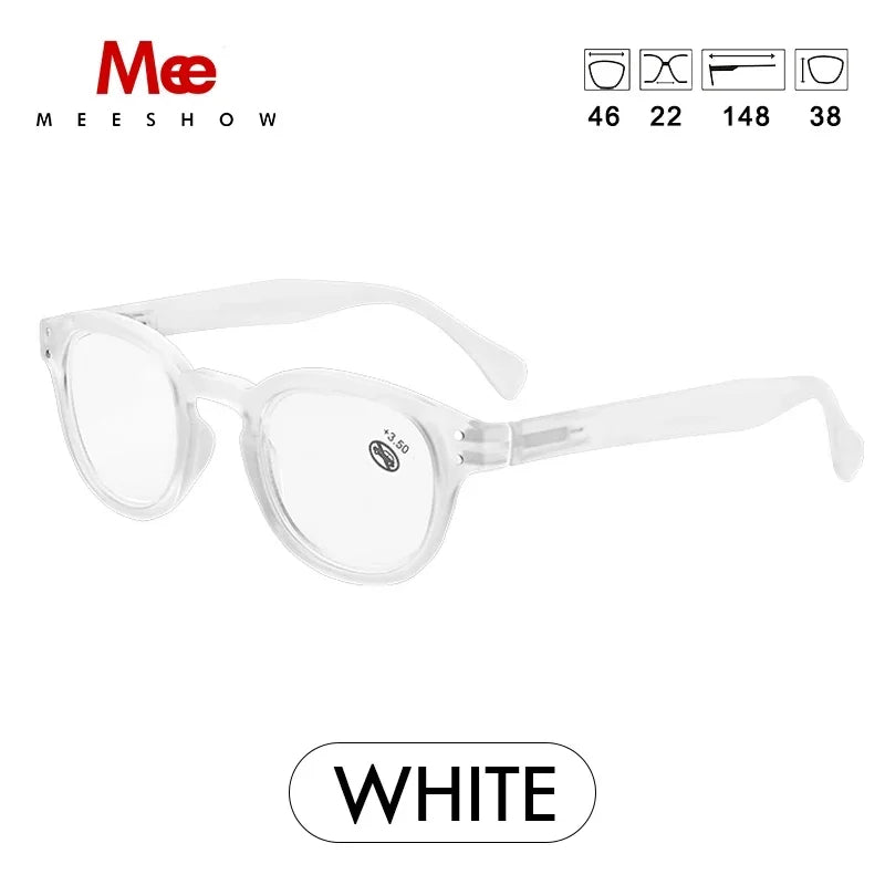 Retro Meeshow New Honey Peach Reading Glasses