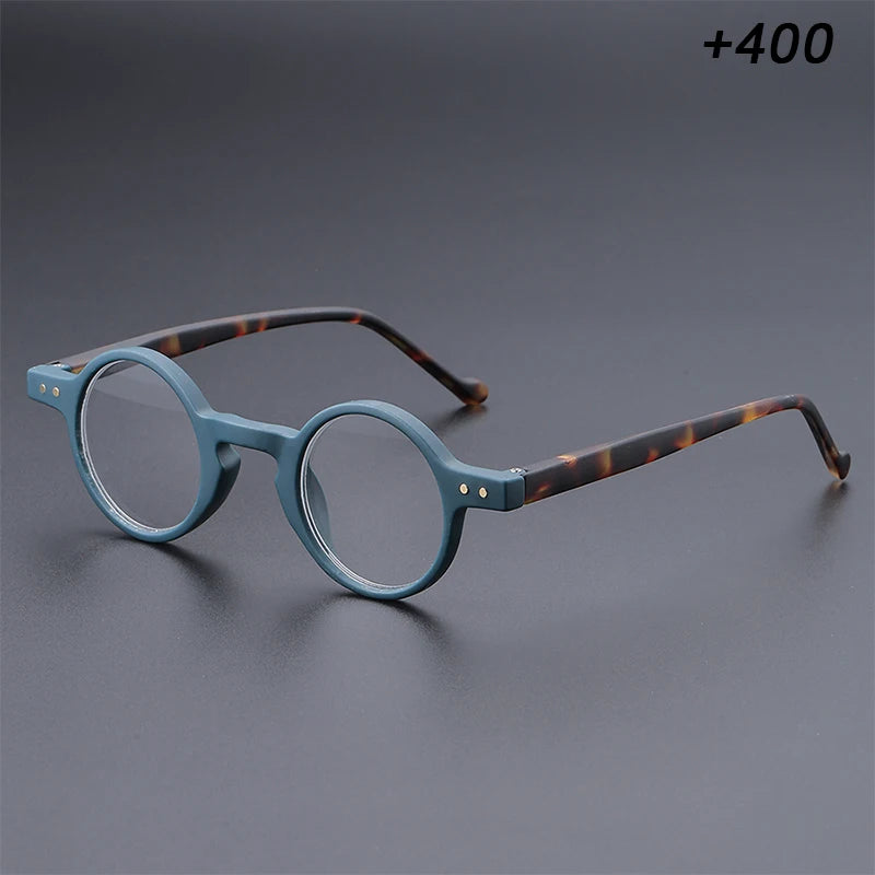 small round unisex frame retro unique lightweight temples