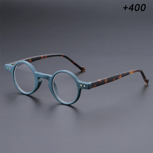small round unisex frame retro unique lightweight temples