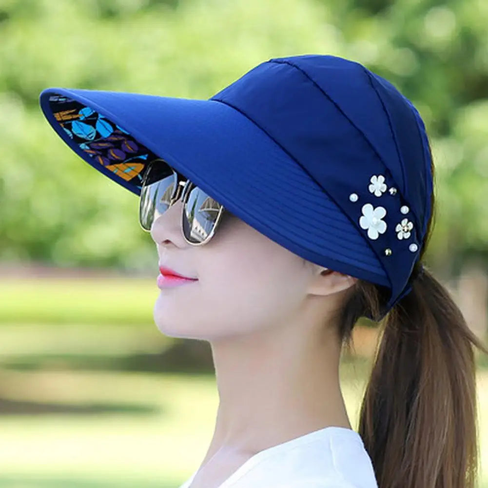 Women's Wide Brim Foldable Sun Hat