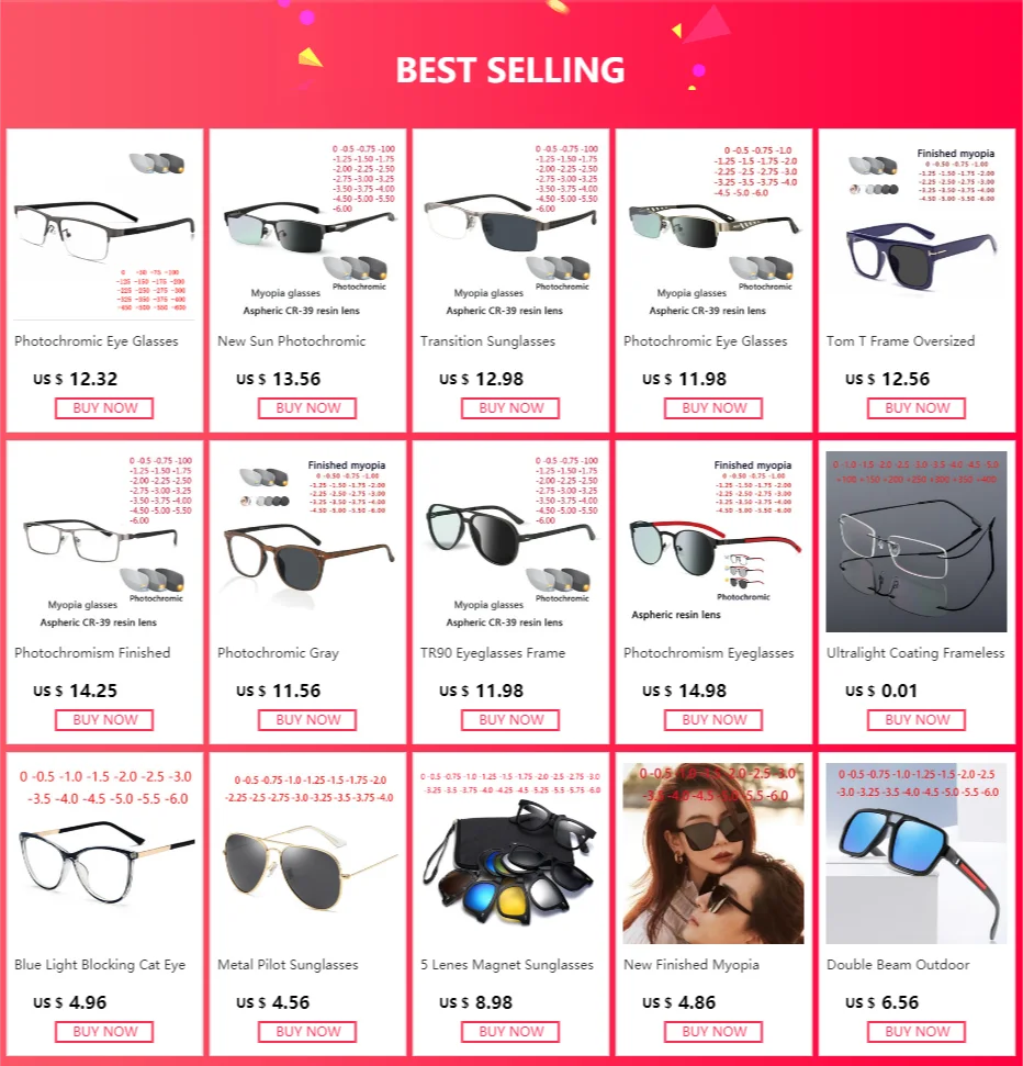 Feminine Optical Oversize Square Glasses Prescription Spectacles Myopia -0.5 To -6.0  +0.5 to +6.0