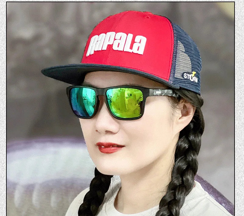 Mesh Fishing Hat Breathable Baseball Cap Outdoor Sports Sunshade Hat