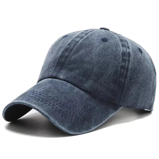 Denim Bare Plate Washed Fashion Baseball Cap