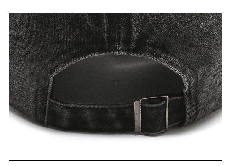 Denim Bare Plate Washed Fashion Baseball Cap
