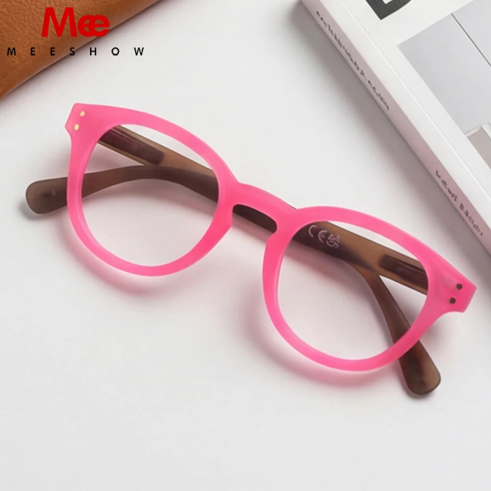 Retro Meeshow New Honey Peach Reading Glasses