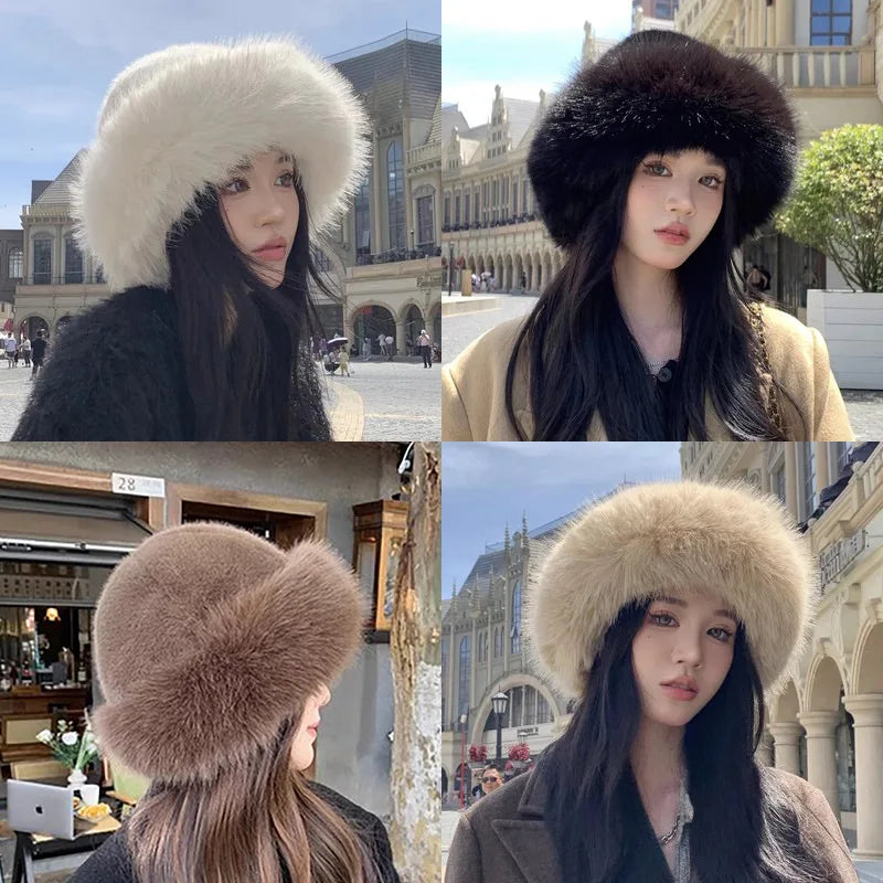 New Style Fashion Women's Winter New Thick Warm  Mongolia Hat