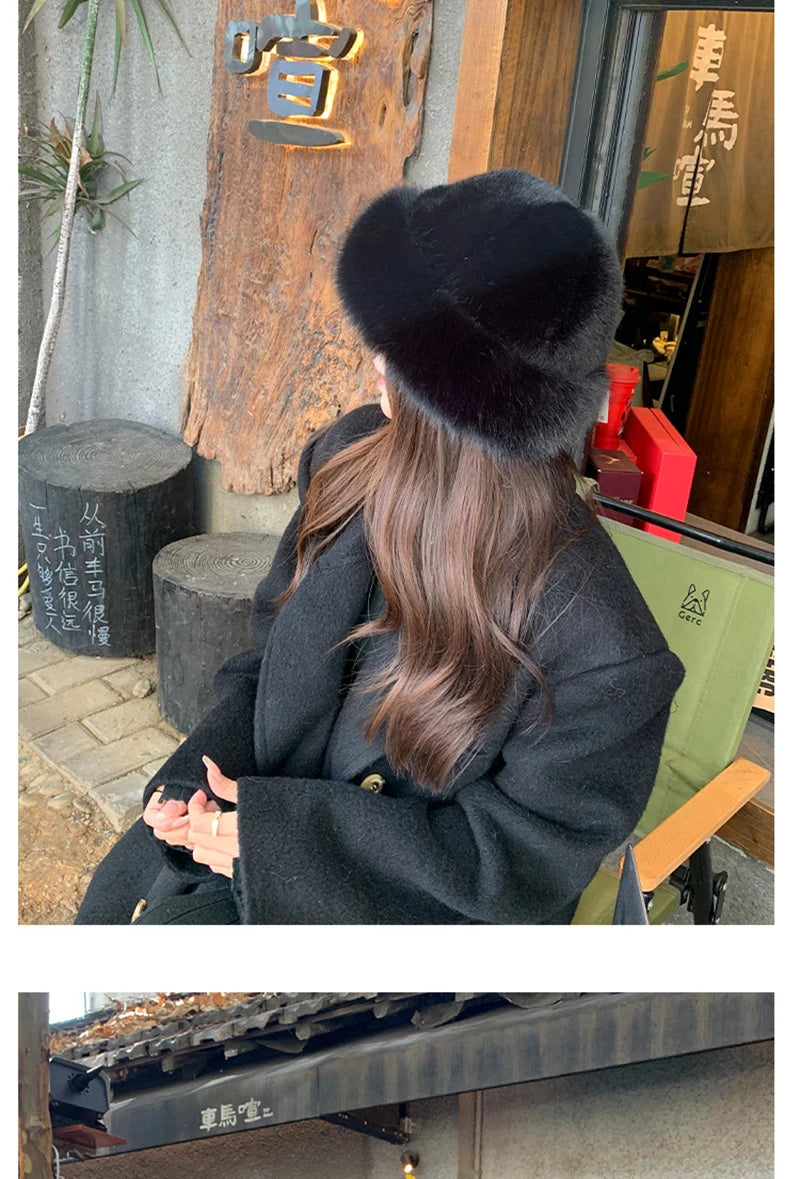 New Style Fashion Women's Winter New Thick Warm  Mongolia Hat