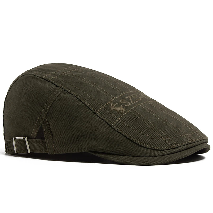 Men Beret Fashion Rabbit Embroidery For Male Fashion Vintage Newsboy Cap