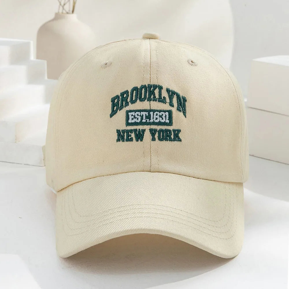 Vintage Embroidered Baseball Cap With BROOKLYN NEW YORK