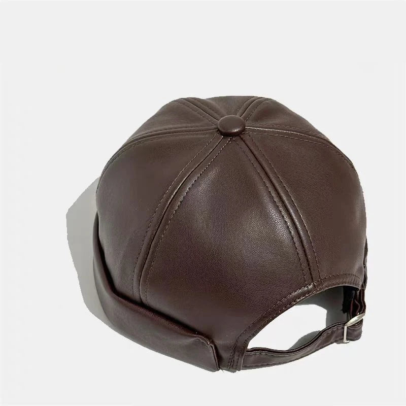 Retro Solid Color Brimless Hat