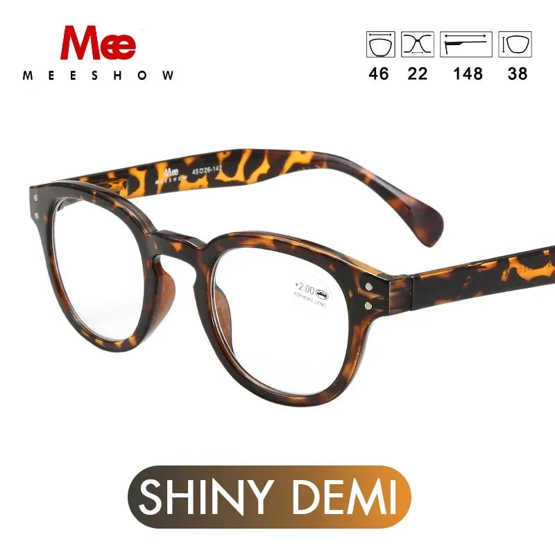 Retro Meeshow New Honey Peach Reading Glasses