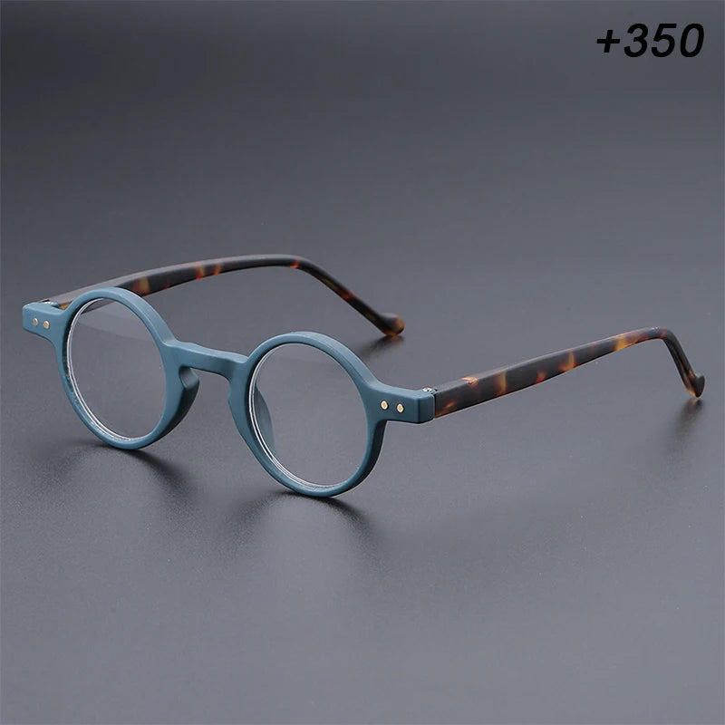 small round unisex frame retro unique lightweight temples